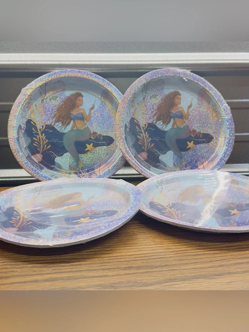 (8-Pk) X4 The Little Mermaid Beyond the Sea Party Paper Plates 9”